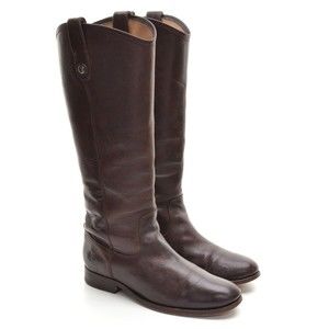 Frye Melissa Button 77167 Brown Riding Knee Boot 6.5 B